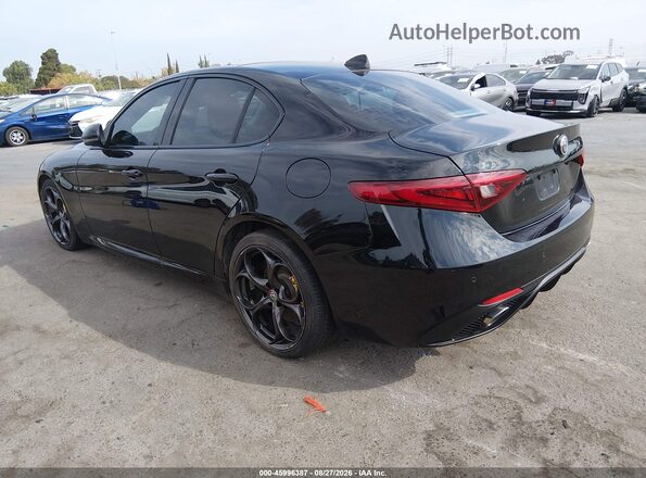 ZARFAECN3H7556839 2017 ALFA ROMEO GIULIA Black Задня ліва чверть