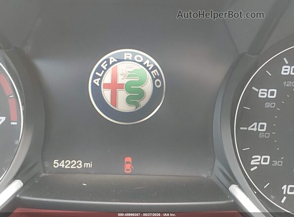 ZARFAECN3H7556839 2017 ALFA ROMEO GIULIA Black Вид задніх сидінь