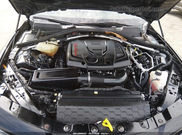 ZARFAECN3H7556839 2017 ALFA ROMEO GIULIA Black Вид ззаду