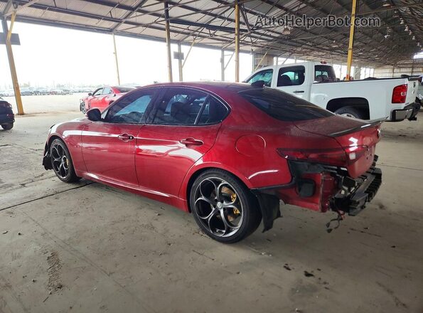 ZARFAECN4J7587801 2018 ALFA ROMEO GIULIA Red უკანა მარცხენა