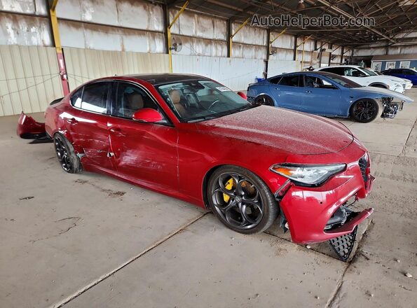 ZARFAECN4J7587801 2018 ALFA ROMEO GIULIA Red წინა მარჯვენა