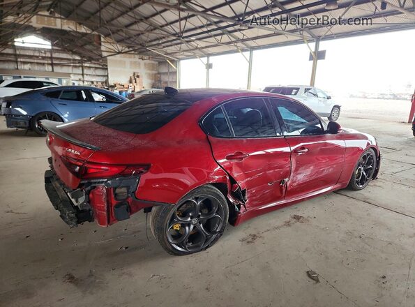 ZARFAECN4J7587801 2018 ALFA ROMEO GIULIA Red უკანა მარჯვენა