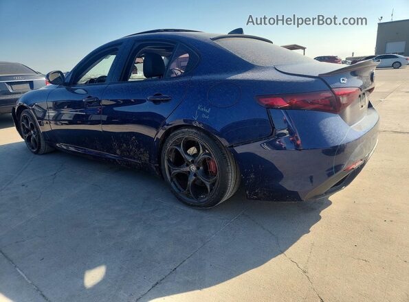ZARFAECN5H7554140 2017 ALFA ROMEO GIULIA Blue უკანა მარცხენა