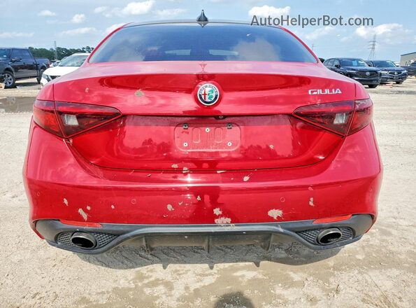 ZARFAECN6J7577478 2018 ALFA ROMEO GIULIA Красный Вид сзади