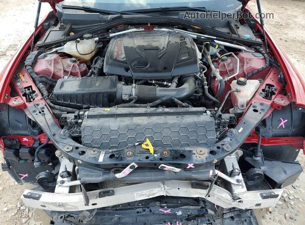 ZARFAECN6J7577478 2018 ALFA ROMEO GIULIA Красный Вид задней части салона