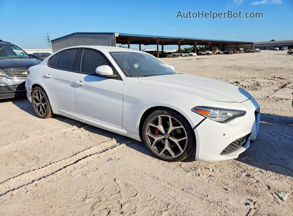 ZARFAECN6J7592448 2018 ALFA ROMEO GIULIA White Передня права чверть