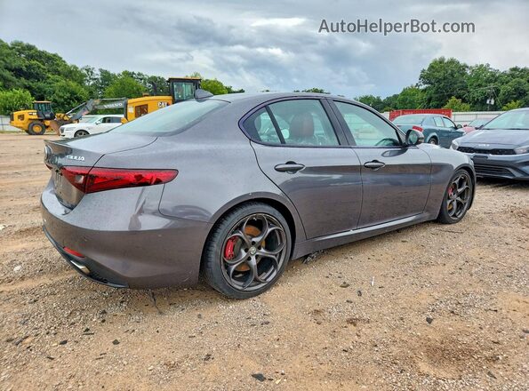 ZARFAECN8J7589597 2018 ALFA ROMEO GIULIA Gray Trasero derecho
