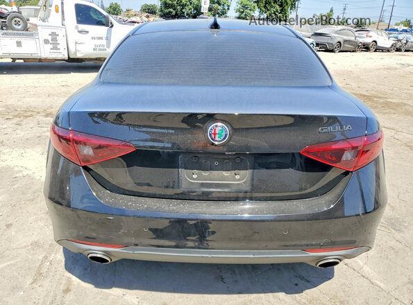 ZARFAECNXJ7596650 2018 ALFA ROMEO GIULIA Черный Вид сзади