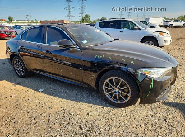 ZARFAEDN1J7579315 2018 ALFA ROMEO GIULIA Black Առջևի աջ