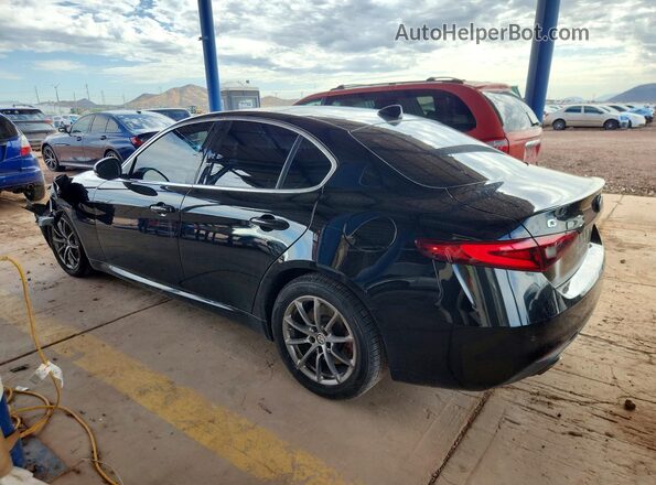 ZARFAEDN2J7570817 2018 ALFA ROMEO GIULIA Черный Задняя левая четверть
