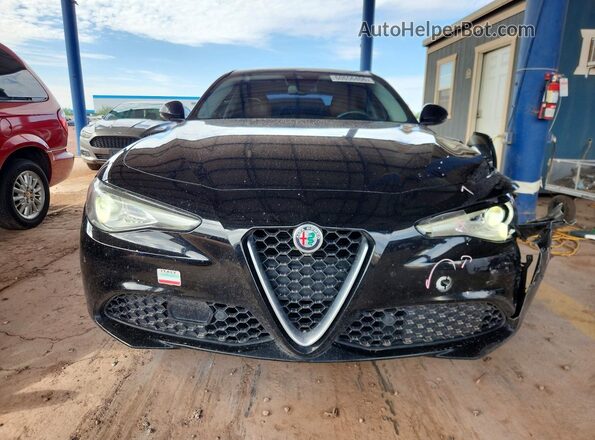 ZARFAEDN2J7570817 2018 ALFA ROMEO GIULIA Черный Вид спереди