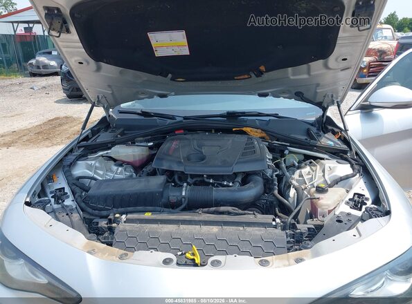 ZARFAEDN4H7545881 2017 ALFA ROMEO GIULIA Silver Вид ззаду