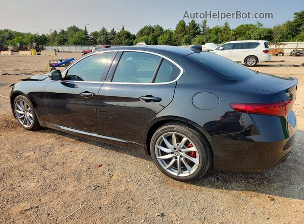 ZARFAEDN4J7593757 2018 ALFA ROMEO GIULIA Black Rear left