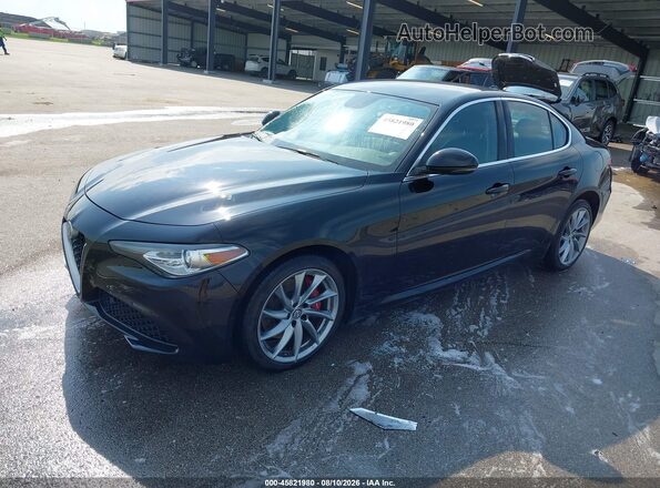 ZARFAEDN8H7541929 2017 ALFA ROMEO GIULIA Black Przód lewy