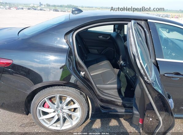 ZARFAEDN8H7541929 2017 ALFA ROMEO GIULIA Black Widok naklejki z numerem VIN