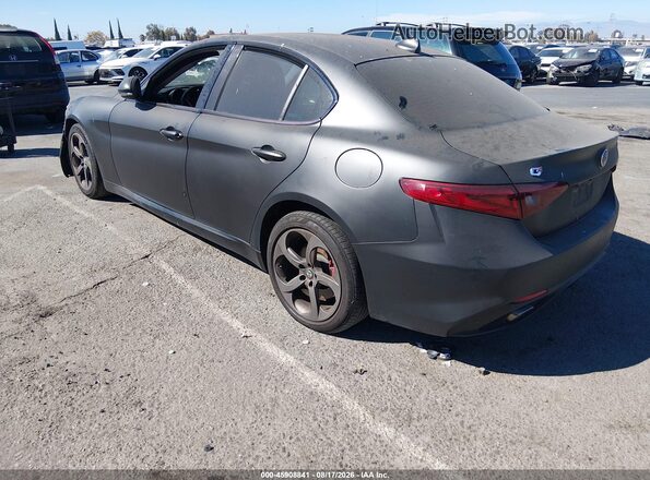 ZARFAEDN8J7589422 2018 ALFA ROMEO GIULIA Black Հետևի ձախ