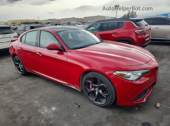 ZARFAEEN4J7580652 2018 ALFA ROMEO GIULIA Red Delantero derecho