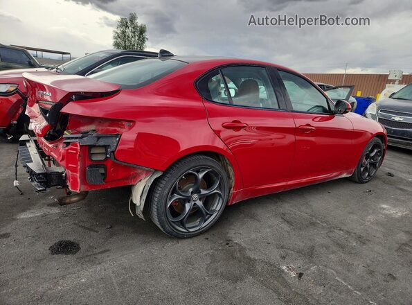 ZARFAEEN4J7580652 2018 ALFA ROMEO GIULIA Red Trasero derecho