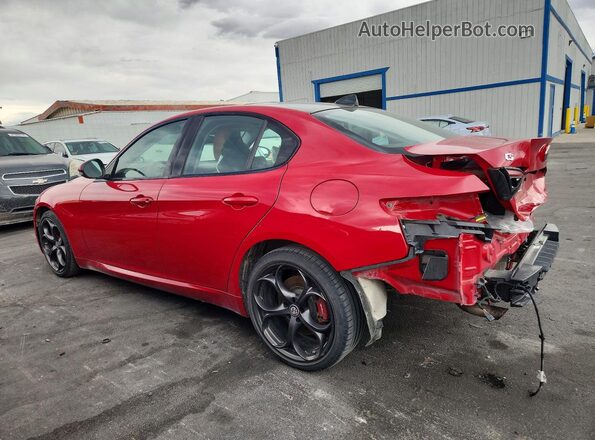 ZARFAEEN4J7580652 2018 ALFA ROMEO GIULIA Red Trasero izquierdo