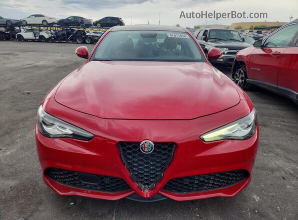 ZARFAEEN4J7580652 2018 ALFA ROMEO GIULIA Red Vista frontal