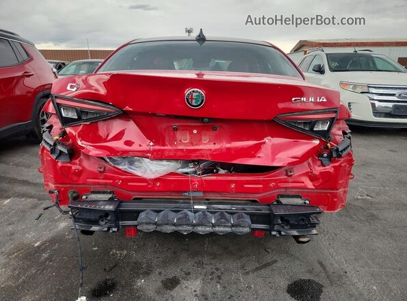ZARFAEEN4J7580652 2018 ALFA ROMEO GIULIA Red Vista trasera