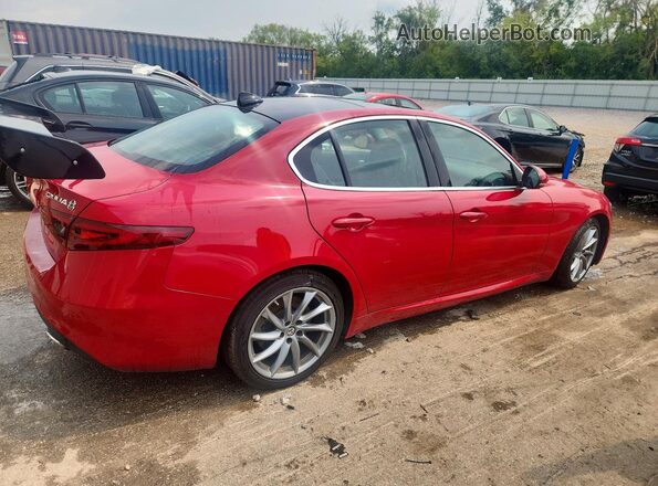 ZARFAMAN0M7641872 2021 ALFA ROMEO GIULIA Red Հետևի աջ