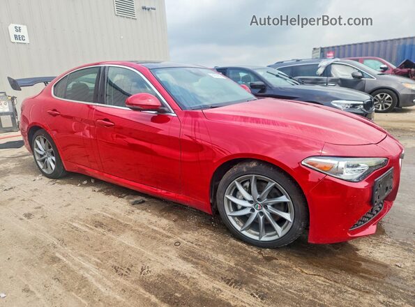 ZARFAMAN0M7641872 2021 ALFA ROMEO GIULIA Red Առջևի աջ