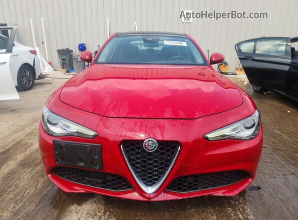 ZARFAMAN0M7641872 2021 ALFA ROMEO GIULIA Red Դիմացի տեսք