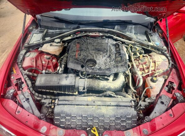 ZARFAMAN0M7641872 2021 ALFA ROMEO GIULIA Red Սալոնի հետևի տեսք