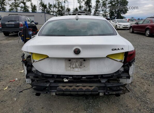 ZARFAMAN1K7609249 2019 ALFA ROMEO GIULIA White Widok z tyłu