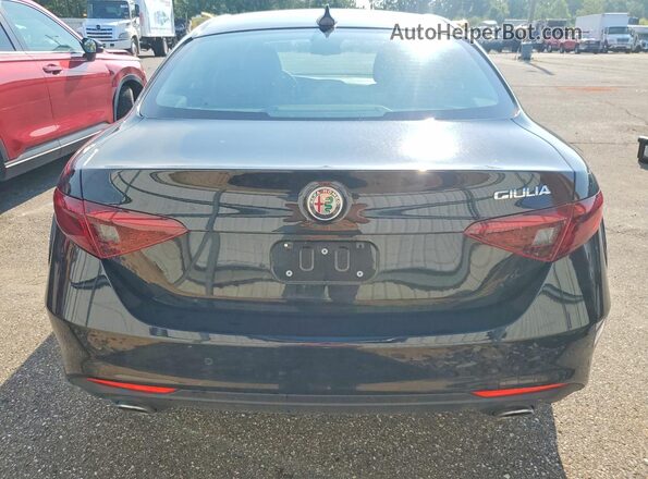 ZARFAMAN1M7647552 2021 ALFA ROMEO GIULIA Black Вид ззаду