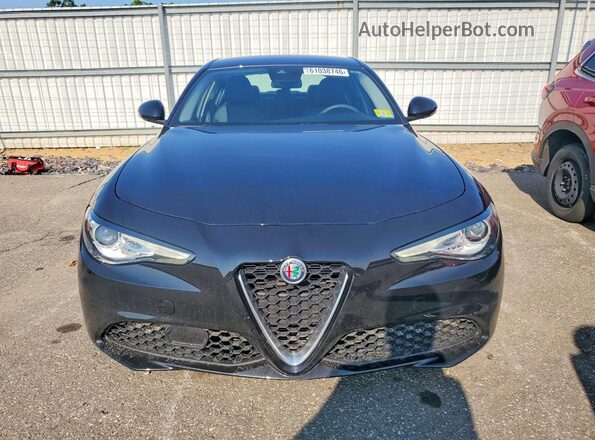 ZARFAMAN1M7647552 2021 ALFA ROMEO GIULIA Black Вид спереду