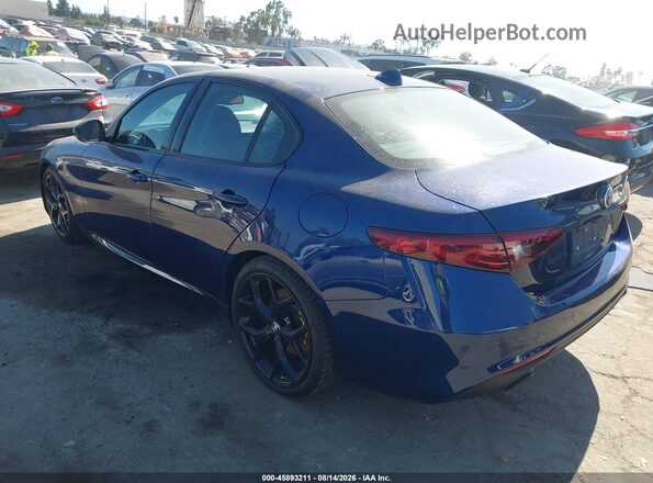 ZARFAMAN2L7637031 2020 ALFA ROMEO GIULIA Blue Задня ліва чверть