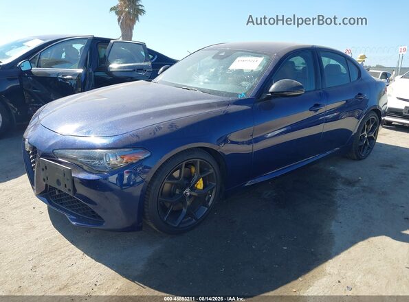 ZARFAMAN2L7637031 2020 ALFA ROMEO GIULIA Blue Передня ліва чверть