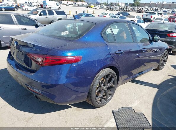 ZARFAMAN2L7637031 2020 ALFA ROMEO GIULIA Blue Задня права чверть