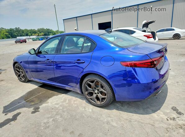 ZARFAMAN2M7647530 2021 ALFA ROMEO GIULIA Blue Задня ліва чверть