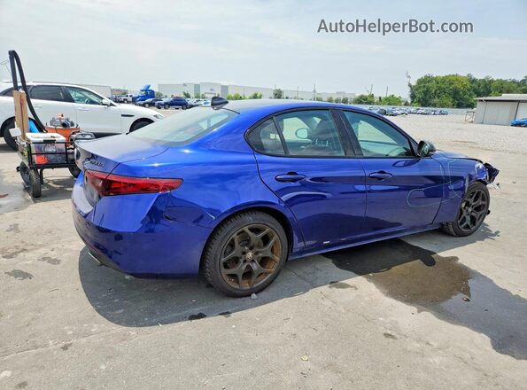 ZARFAMAN2M7647530 2021 ALFA ROMEO GIULIA Blue Задня права чверть