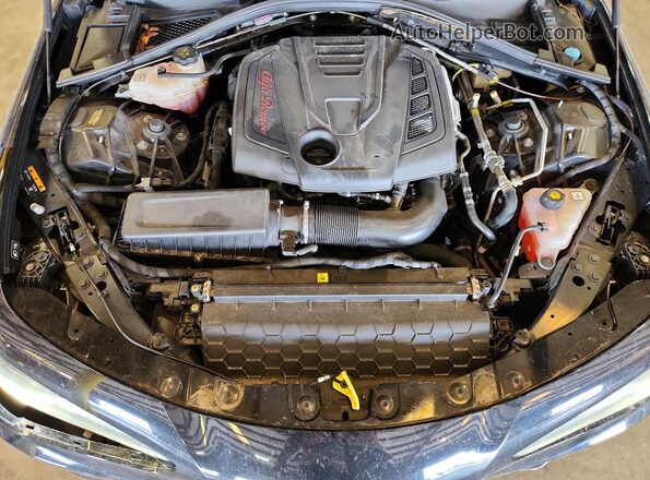 ZARFAMAN4K7622335 2019 ALFA ROMEO GIULIA Black Widok wnętrza z tyłu