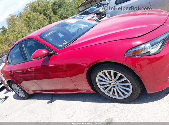 ZARFAMAN6N7660153 2022 ALFA ROMEO GIULIA Red Սալոնի հետևի տեսք