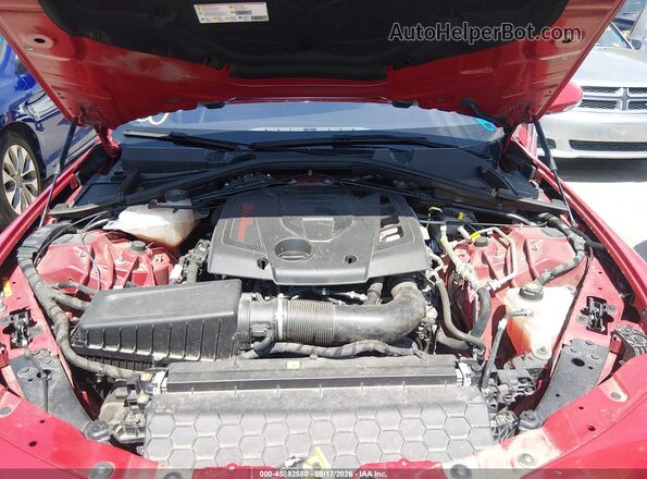ZARFAMAN6N7660153 2022 ALFA ROMEO GIULIA Red Հետևի տեսք