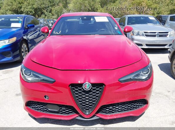 ZARFAMAN6N7660153 2022 ALFA ROMEO GIULIA Red Սարքավորումների վահանակի տեսք