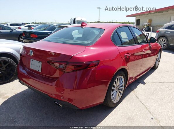 ZARFAMAN6N7660153 2022 ALFA ROMEO GIULIA Red Հետևի աջ