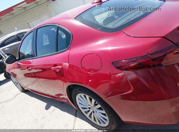 ZARFAMAN6N7660153 2022 ALFA ROMEO GIULIA Red Սալոնի 360 աստիճան տեսք