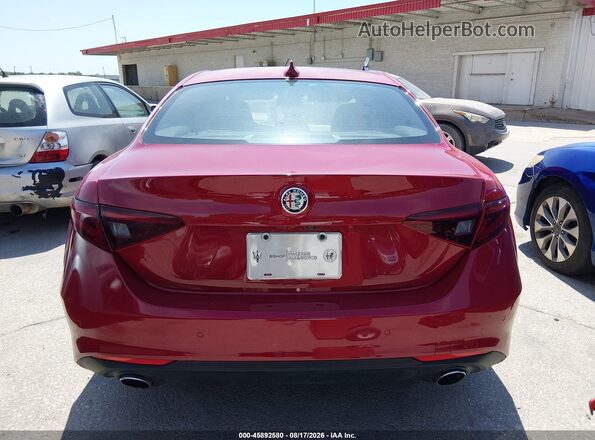 ZARFAMAN6N7660153 2022 ALFA ROMEO GIULIA Red 