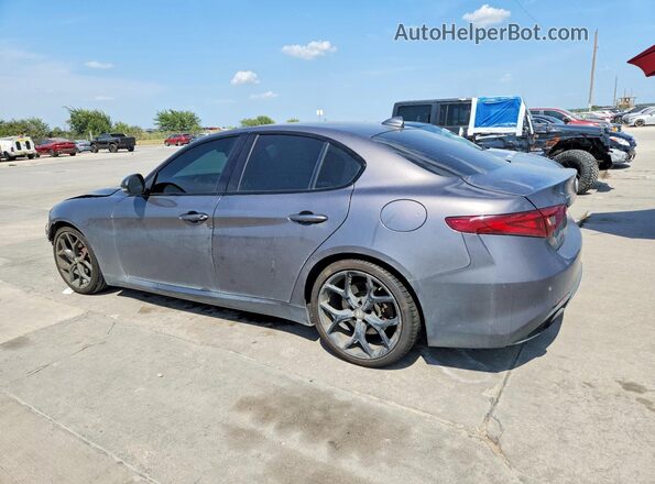ZARFAMAN7L7624663 2020 ALFA ROMEO GIULIA Gray Trasero izquierdo