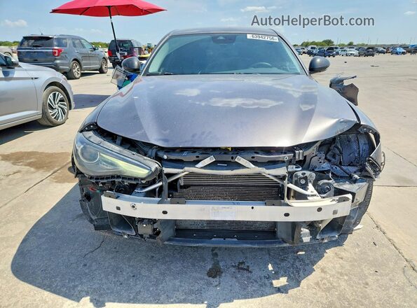 ZARFAMAN7L7624663 2020 ALFA ROMEO GIULIA Gray Vista frontal