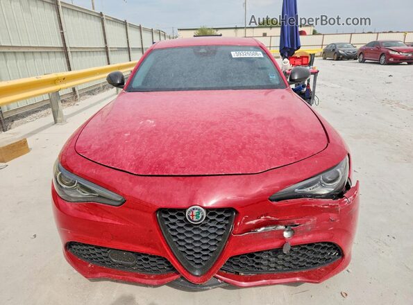 ZARFAMAN9L7632859 2020 ALFA ROMEO GIULIA Red Դիմացի տեսք