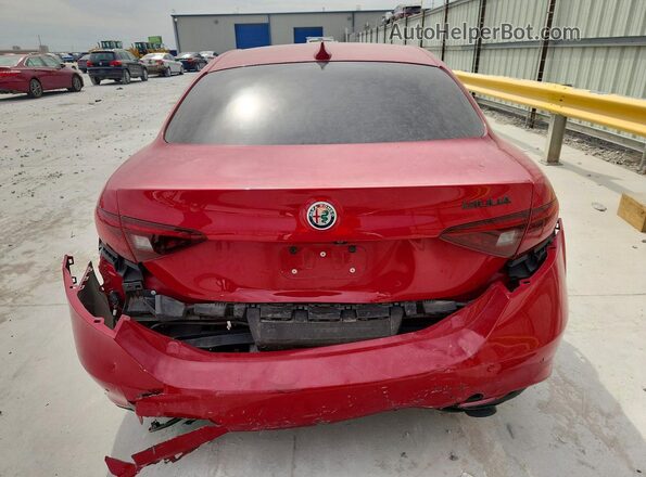 ZARFAMAN9L7632859 2020 ALFA ROMEO GIULIA Red Հետևի տեսք