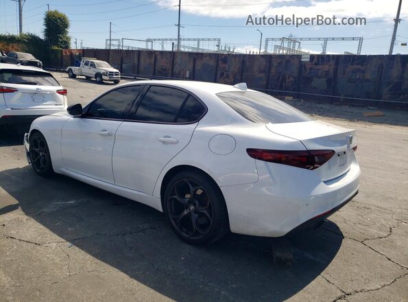 ZARFAMANXK7599336 2019 ALFA ROMEO GIULIA White Trasero izquierdo