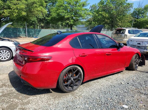 ZARFAMBN1K7622839 2019 ALFA ROMEO GIULIA Red Przód prawy